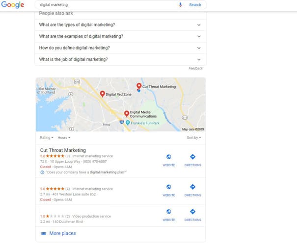 Setting up Google My Business Page