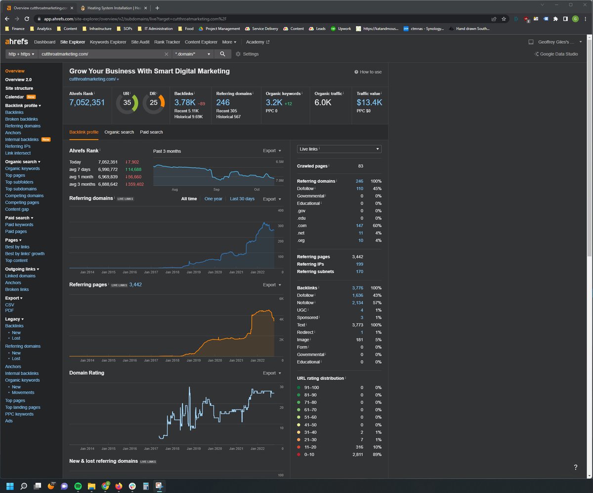Poe Works Marketing Automation page on a cellphone