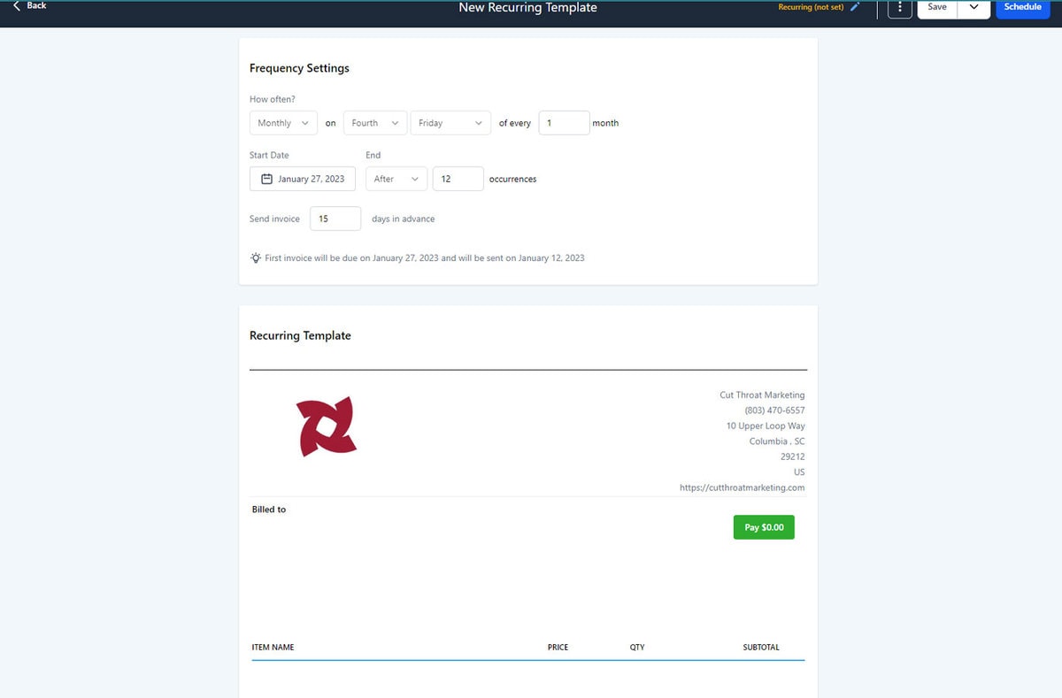 scheduled-billing-template-sent-text-email- payment-processing-all-in-one